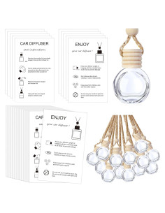 Juego de 50 Botellas Difusoras de Aromas Boao con Tarjetas