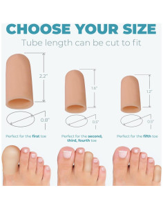 Protectores de Dedos de Gel Homergy - 2 Unidades para Alivio 2