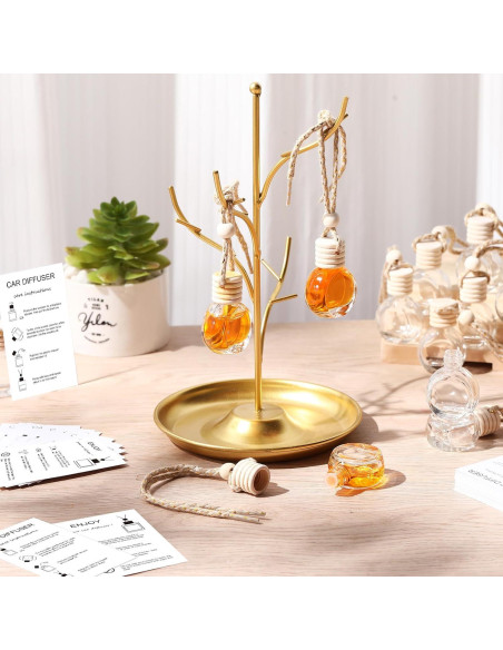 Juego de 50 Botellas Difusoras de Aromas Boao con Tarjetas