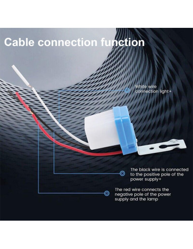 Interruptor de Fotocélula DAOKAI 12V 10A Paquete de 4
