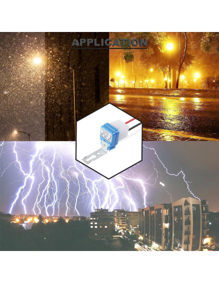 Interruptor de Fotocélula DAOKAI 12V 10A Paquete de 4