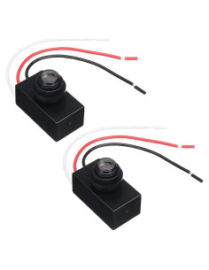 Interruptor Fotocélula DC 8-50V Lelukee - 2 Paquete Automático