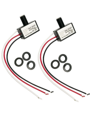 Sensor Fotocélula FainWan 2Pcs AC 120-277V Control Luz