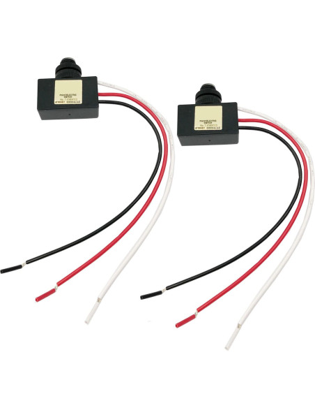 Sensor Fotocélula FainWan 2Pcs AC 120-277V Control Luz Sensor Fotocélula FainWan 2Pcs AC 120-277V Control Luz