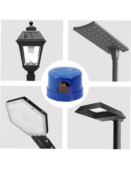 Sensor Fotocélula Auto Encendido Aardich JL-205C para Luz LED Sensor Fotocélula Auto Encendido Aardich JL-205C para Luz LED