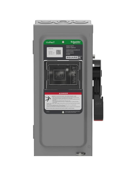 Interruptor de Seguridad Square D VHU361 30A 600VAC/600VDC