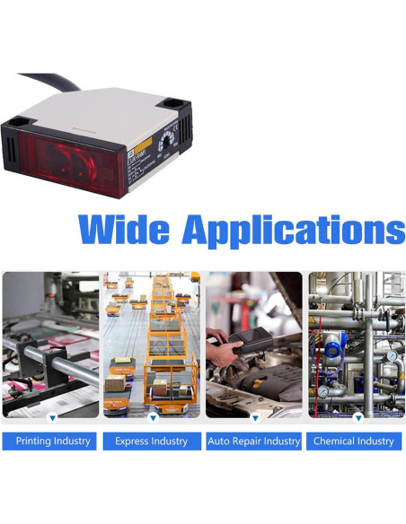 Sensor Fotoeléctrico YWBL-WH CA 90-250V 3A Reflexión Sensor Fotoeléctrico YWBL-WH CA 90-250V 3A Reflexión