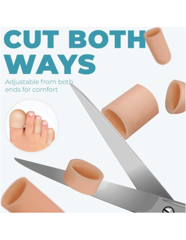 Protectores de Dedos de Gel Homergy - 2 Unidades para Alivio