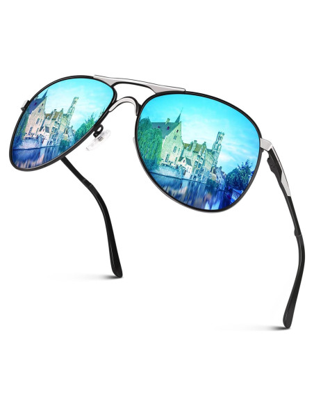 Gafas de Sol GQUEEN Polarizadas UV400 Estilo Militar