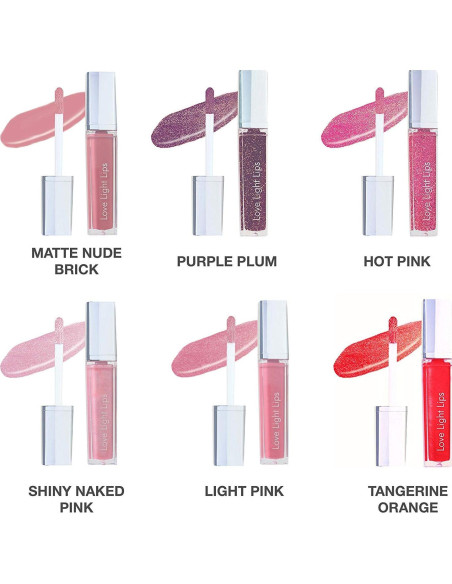 Brillo de Labios Love Light - Hidratante con Luz LED y Espejo Brillo de Labios Love Light - Hidratante con Luz LED y Espejo