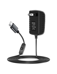 Fuente de Alimentación 20W Goffeu 5V 4A con Interruptor para Raspberry Pi 4