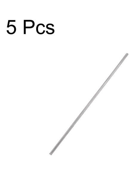 Varilla Redonda Sólida Acero Inoxidable 304 Uxcell 2mm 100mm - 5pcs