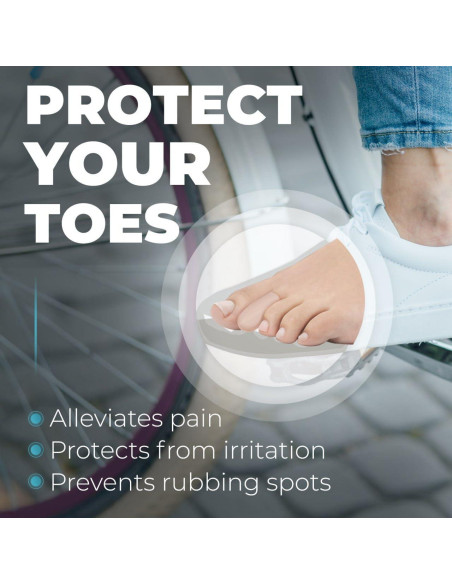 Protectores de Dedos de Gel Homergy - 2 Unidades para Alivio