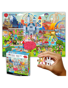 Rompecabezas 250 Piezas Think2Master Parque de Diversiones 36.1x48.9cm
