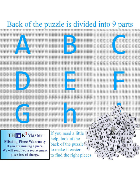 Rompecabezas 250 Piezas Think2Master Parque de Diversiones 36.1x48.9cm