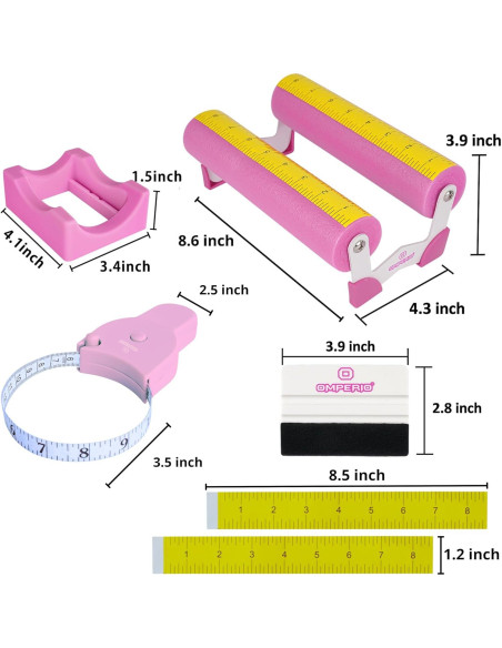 Soporte para Tazas OMPERIO Rosa con Raspador de Fieltro