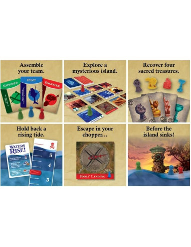 Isla Prohibida - Juego de Mesa Cooperativo Gamewright 2-4 Jugadores