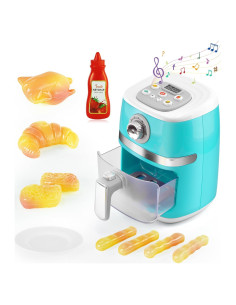 Juego de Cocina Juguete Freidora de Aire ACROFEK Azul