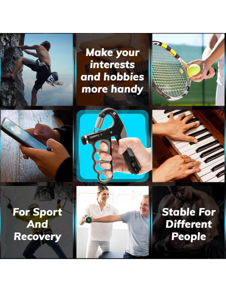 Entrenador de Fuerza de Agarre CLANTRILOBITE 5-100 kg Ajustable