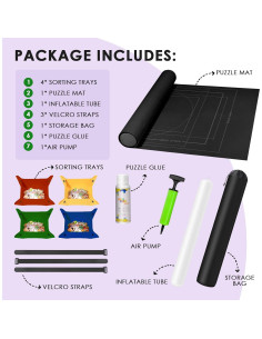 Alfombra de Rompecabezas FELIZROCA 116.84x66.04cm con Pegamento 2