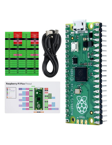 Placa Raspberry Pi Pico Freenove con encabezado pre-soldado