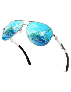 Gafas de Sol GQUEEN Polarizadas UV400 Estilo Militar