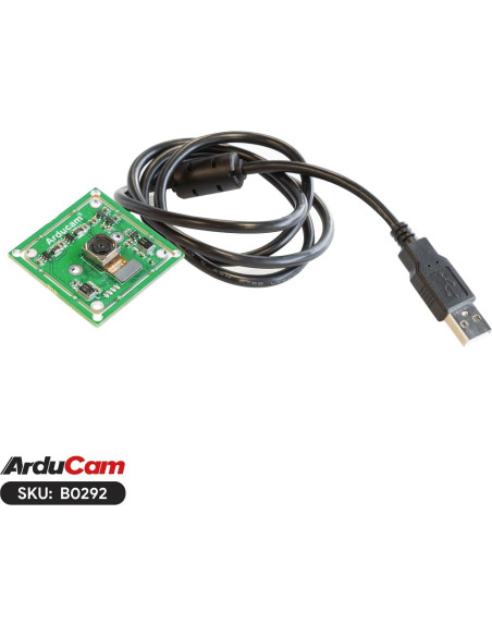 Cámara USB 4K Arducam IMX219 8MP Autofoco con Micrófono