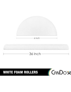 Rodillo de Espuma PE CanDo 15 cm x 91 cm para Ejercicio y Terapia 2