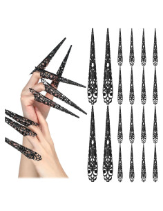 20 Anillos de Garra de Uña Halloween Leelosp - Cosplay Mujer