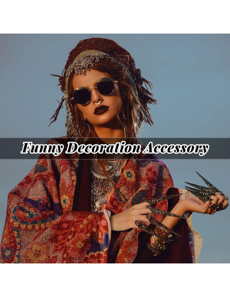 20 Anillos de Garra de Uña Halloween Leelosp - Cosplay Mujer