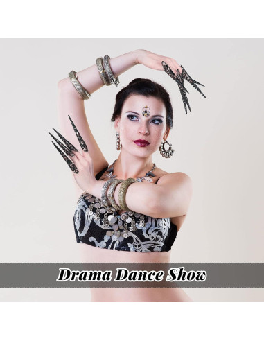 20 Anillos de Garra de Uña Halloween Leelosp - Cosplay Mujer