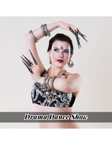 20 Anillos de Garra de Uña Halloween Leelosp - Cosplay Mujer