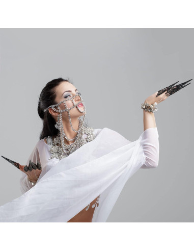 20 Anillos de Garra de Uña Halloween Leelosp - Cosplay Mujer