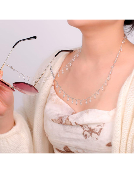 Cadena de Gafas KKJoy de Cobre 80cm con Gomas Cadena de Gafas KKJoy de Cobre 80cm con Gomas