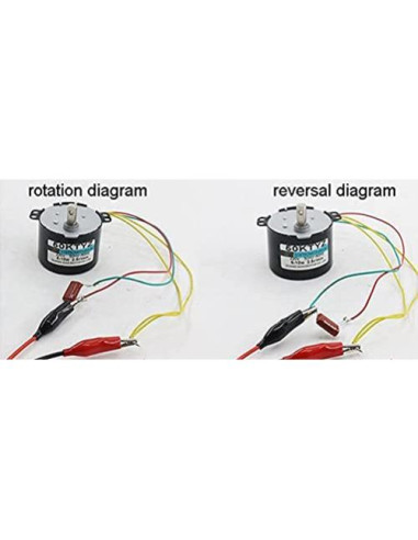 Motor Síncrono AC Bringsmart 110V 1rpm Bajo Ruido 50x38mm