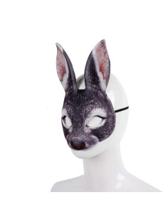 Máscara de Conejo de Halloween Hosfairy - Talla Única 2