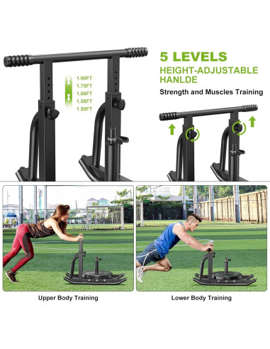 Trineo de Entrenamiento Choiana SP0513 Ajustable 250kg