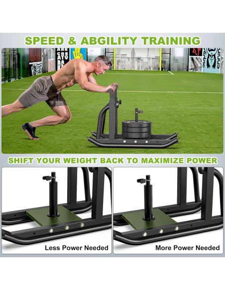 Trineo de Entrenamiento Choiana SP0513 Ajustable 250kg