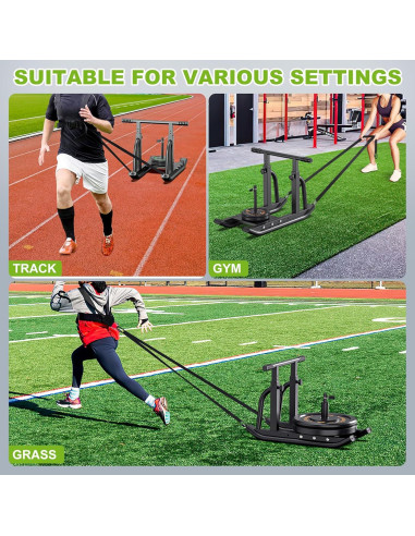 Trineo de Entrenamiento Choiana SP0513 Ajustable 250kg