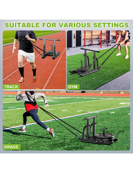 Trineo de Entrenamiento Choiana SP0513 Ajustable 250kg