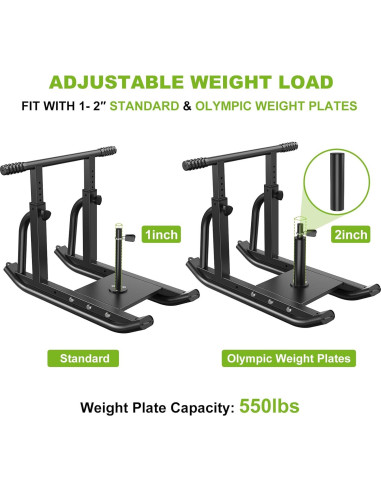 Trineo de Entrenamiento Choiana SP0513 Ajustable 250kg