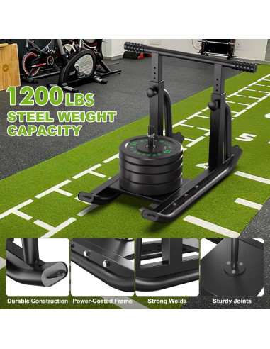 Trineo de Entrenamiento Choiana SP0513 Ajustable 250kg