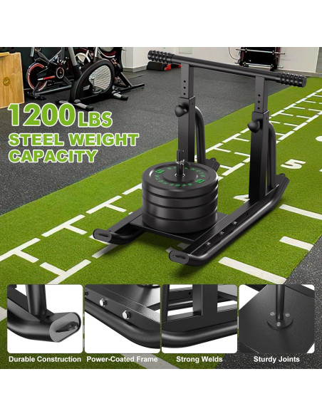 Trineo de Entrenamiento Choiana SP0513 Ajustable 250kg