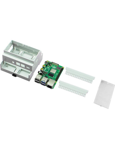 Enclosure Montaje en Riel DIN Multicomp Pro para Raspberry Pi 4B