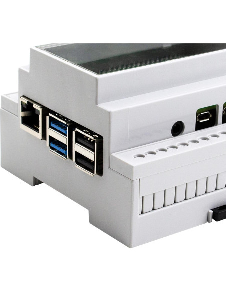 Enclosure Montaje en Riel DIN Multicomp Pro para Raspberry Pi 4B