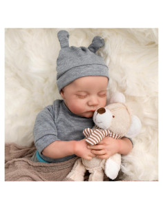 Muñeca Reborn Jirachi 43 cm Realista con Kit de Alimentación