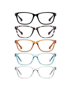 Gafas de Lectura SOCTICK Ojo de Gato Anti Luz Azul 5 Piezas