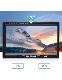 Monitor Mini YJMOYE 7" IPS 1024x600 con Altavoz Integrado 2