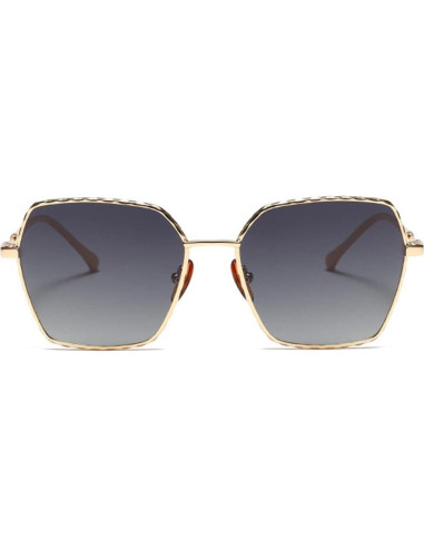 Gafas de sol polarizadas Aviador Retro Metal Lentes HD