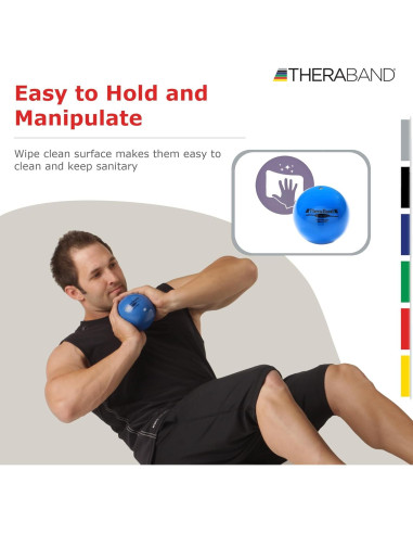 Pelota Isotónica THERABAND 11.43 cm 2.99 kg para Rehabilitación